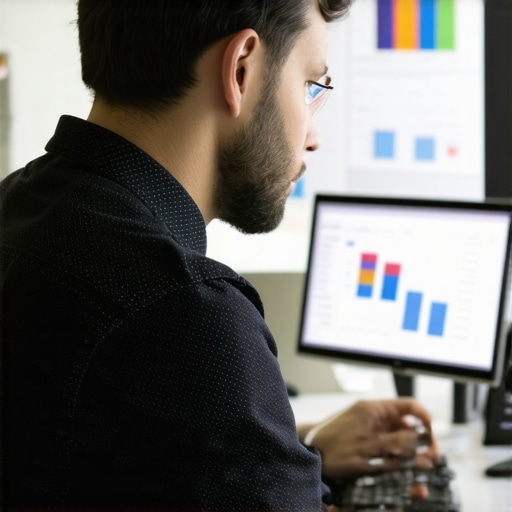 Data-Driven Bakersfield SEO Analysis SEO analyst analyzing local business data in Bakersfield.