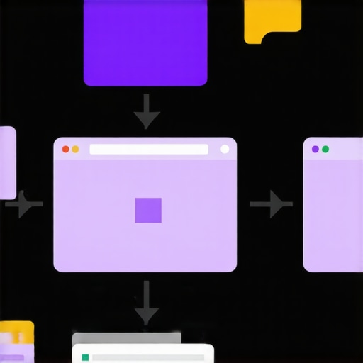 Diagram showing structured data integration for local SEO schema markup.