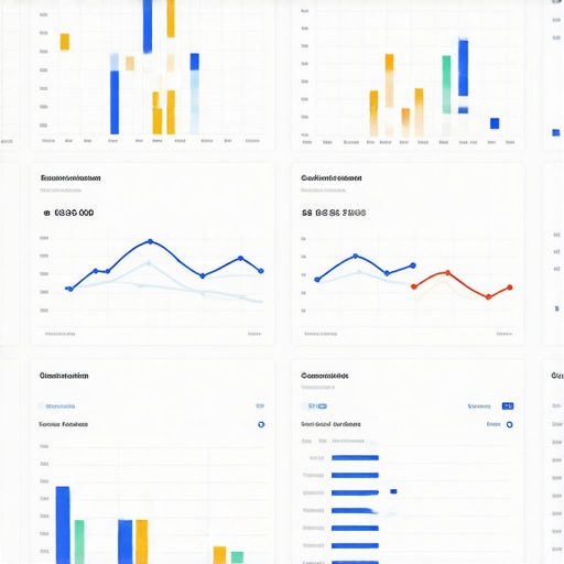 Google My Business Insights Dashboard Analytics dashboard showing local business performance metrics on Google My Business