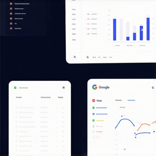 Local SEO Analytics Dashboard Screenshot of local SEO analytics and Google Maps ranking metrics