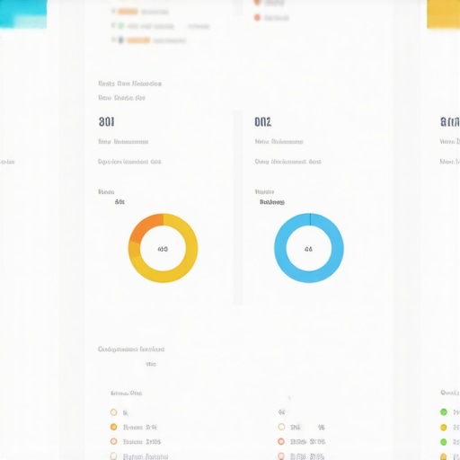 A computer monitor showing local SEO metrics related to Google Maps rankings.