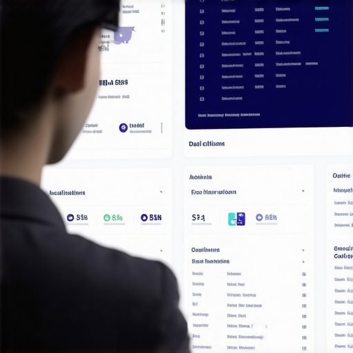 A computer screen displaying SEO analytics and citation management tools for local Google Maps optimization