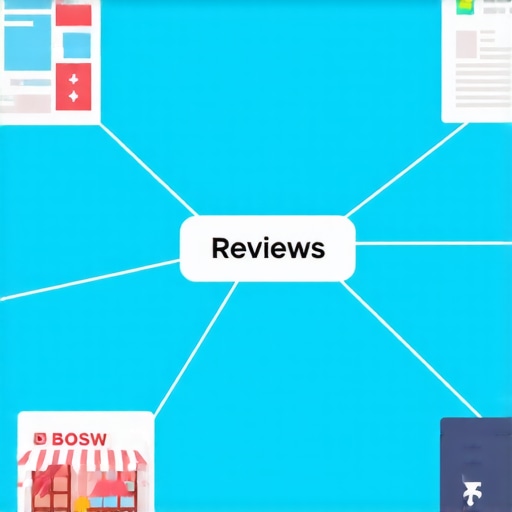 Visual of a digital mind map emphasizing semantic SEO strategies for Bakersfield businesses